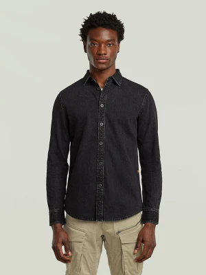 G-Star Koszula dżinsowa - Slim fit - w kolorze antracytowym rozmiar: L