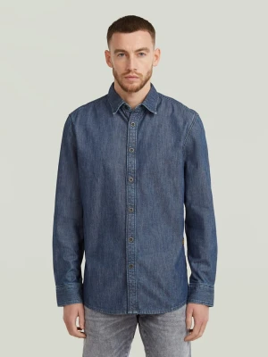 G-Star Koszula dżinsowa - Slim fit - w kolorze niebieskim rozmiar: L