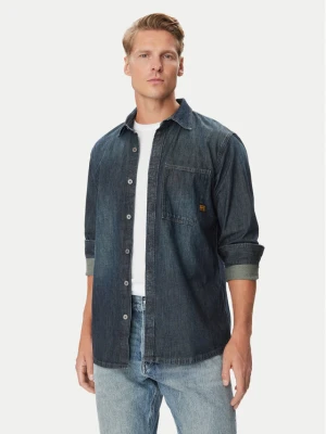 G-STAR Koszula jeansowa D27083-D539 Niebieski Regular Fit