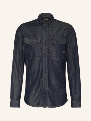 G-Star Koszula Jeansowa Marine Slim Fit blau