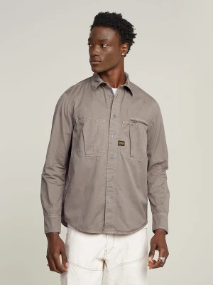 G-Star Koszula - Regular fit - w kolorze szarobrązowym rozmiar: M