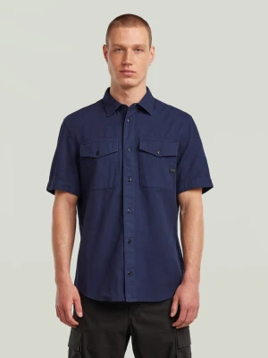 G-Star Koszula - Slim fit - w kolorze granatowym rozmiar: M