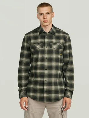 G-Star Koszula - Slim fit - w kolorze zielonym rozmiar: L
