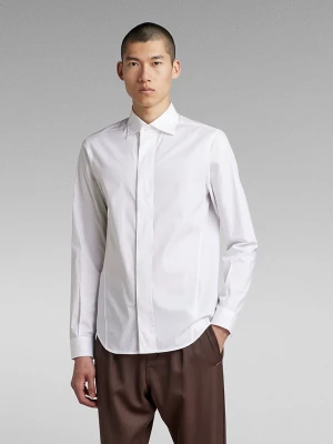 G-Star Koszula - Super Slim fit - w kolorze białym rozmiar: L