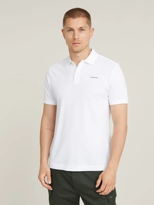 G-Star Koszulka polo w kolorze białym rozmiar: L