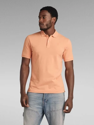 G-Star Koszulka polo w kolorze brzoskwiniowym rozmiar: S