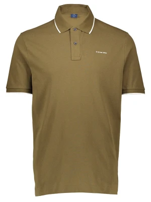 G-Star Koszulka polo w kolorze khaki rozmiar: S