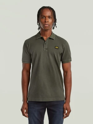 G-Star Koszulka polo w kolorze khaki rozmiar: M