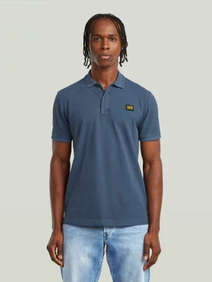 G-Star Koszulka polo w kolorze niebieskim rozmiar: M