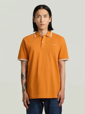 G-Star Koszulka polo w kolorze pomarańczowym rozmiar: M