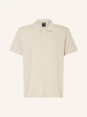 G-Star Koszulka Polo Z Dżerseju beige
