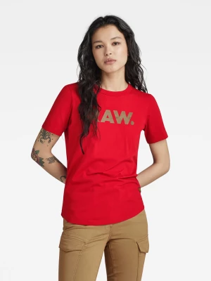 G-Star Koszulka "RAW." w kolorze czerwonym rozmiar: S