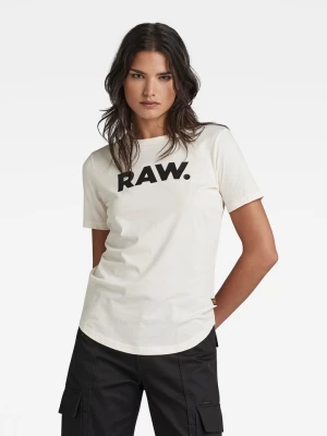 G-Star Koszulka "RAW." w kolorze kremowym rozmiar: S