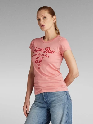 G-Star Koszulka w kolorze jasnoróżowym rozmiar: S