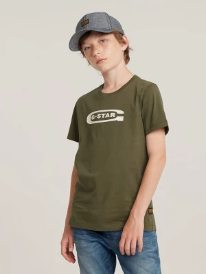 G-Star Koszulka w kolorze khaki rozmiar: 140