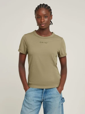 G-Star Koszulka w kolorze khaki rozmiar: S