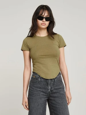 G-Star Koszulka w kolorze khaki rozmiar: L