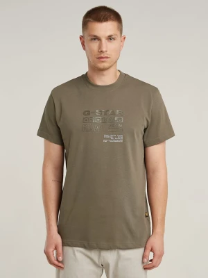 G-Star Koszulka w kolorze khaki rozmiar: M