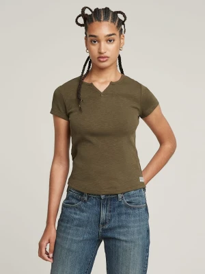G-Star Koszulka w kolorze khaki rozmiar: L