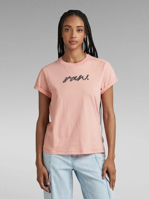 G-Star Koszulka w kolorze łososiowym rozmiar: XS