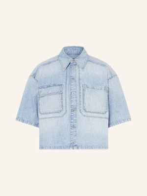 G-Star Krótka Bluzka Jeansowa blau