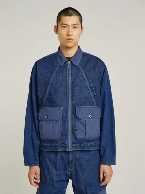 G-Star Kurtka dżinsowa w kolorze granatowym rozmiar: M