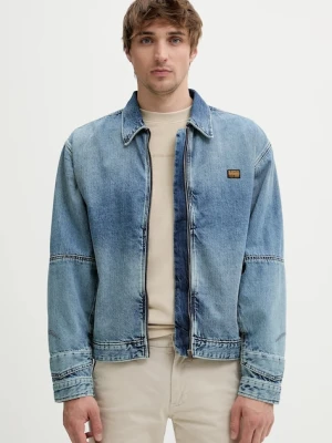 G-Star kurtka jeansowa kolor niebieski przejściowa oversize D26335-D536