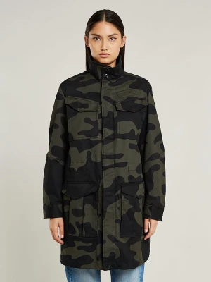 G-Star Kurtka koszulowa w kolorze czarno-oliwkowym rozmiar: M