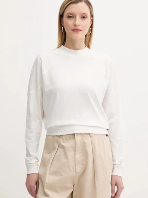 G-Star longsleeve bawełniany kolor biały D26611-D601