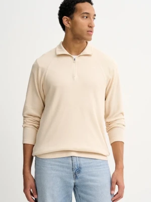 G-Star longsleeve kolor beżowy gładki D26866-E176