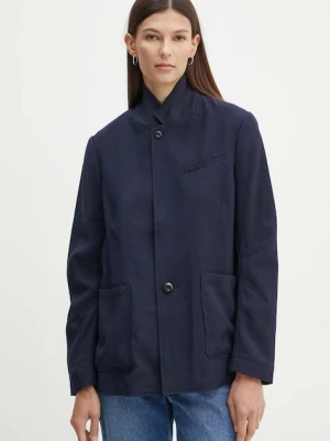 G-Star marynarka kolor granatowy jednorzędowa gładka D25210-D714