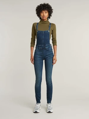 G-Star Ogrodniczki dżinsowe w kolorze niebieskim rozmiar: W23