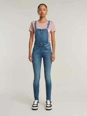 G-Star Ogrodniczki dżinsowe w kolorze niebieskim rozmiar: W30