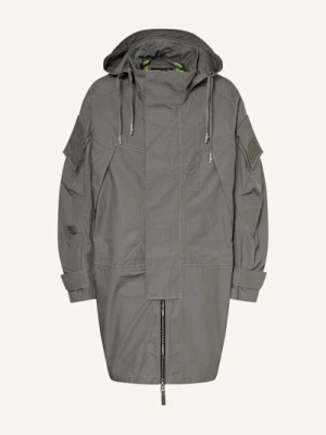 G-Star Parka Balloon Shell Odpinanym Kapturem grau