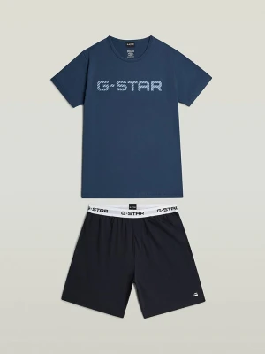 G-Star Piżama w kolorze niebiesko-czarnym rozmiar: L