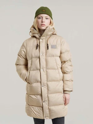 G-Star Płaszcz pikowany w kolorze beżowym rozmiar: XL