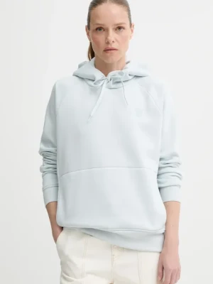 G-Star Raw bluza damska kolor niebieski z kapturem gładka D21255-C235