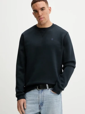 G-Star Raw bluza męska kolor granatowy gładka