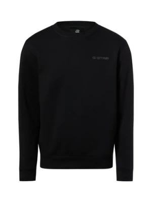 G-Star RAW Bluza męska Mężczyźni czarny jednolity,