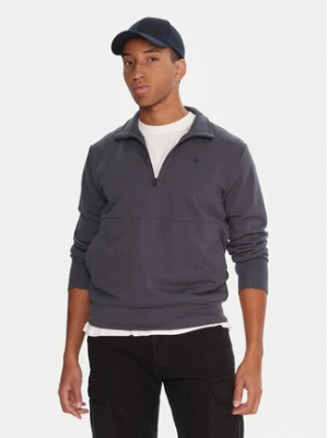 G-Star Raw Bluza Nifous Half Zip D26305-D566 Granatowy Regular Fit