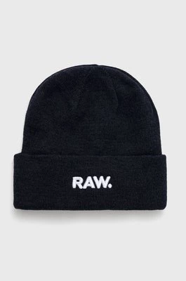 G-Star Raw czapka kolor granatowy