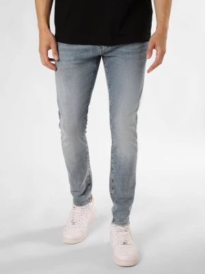 G-Star RAW Dżinsy - Revend Mężczyźni Bawełna niebieski jednolity,