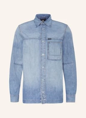 G-Star Raw Jeansowa Koszula Wierzchnia blau