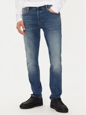 G-Star Raw Jeansy 3301 51001-8968-2965 Granatowy Slim Fit