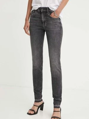 G-Star Raw jeansy damskie kolor szary D19079-D535