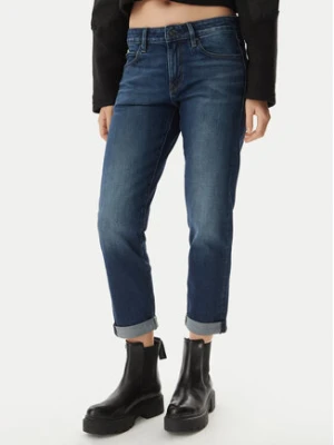 G-Star Raw Jeansy Kate D15264-C052 Granatowy Boyfriend Fit