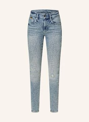 G-Star Raw Jeansy Skinny 3301 blau