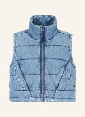 G-Star Raw Kamizelka Jeansowa blau