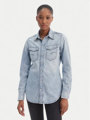 G-Star Raw Koszula jeansowa D27714-D539 Niebieski Slim Fit