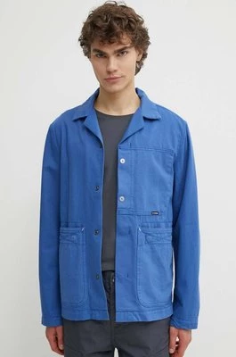 G-Star Raw kurtka jeansowa męska kolor niebieski przejściowa D24605-D551